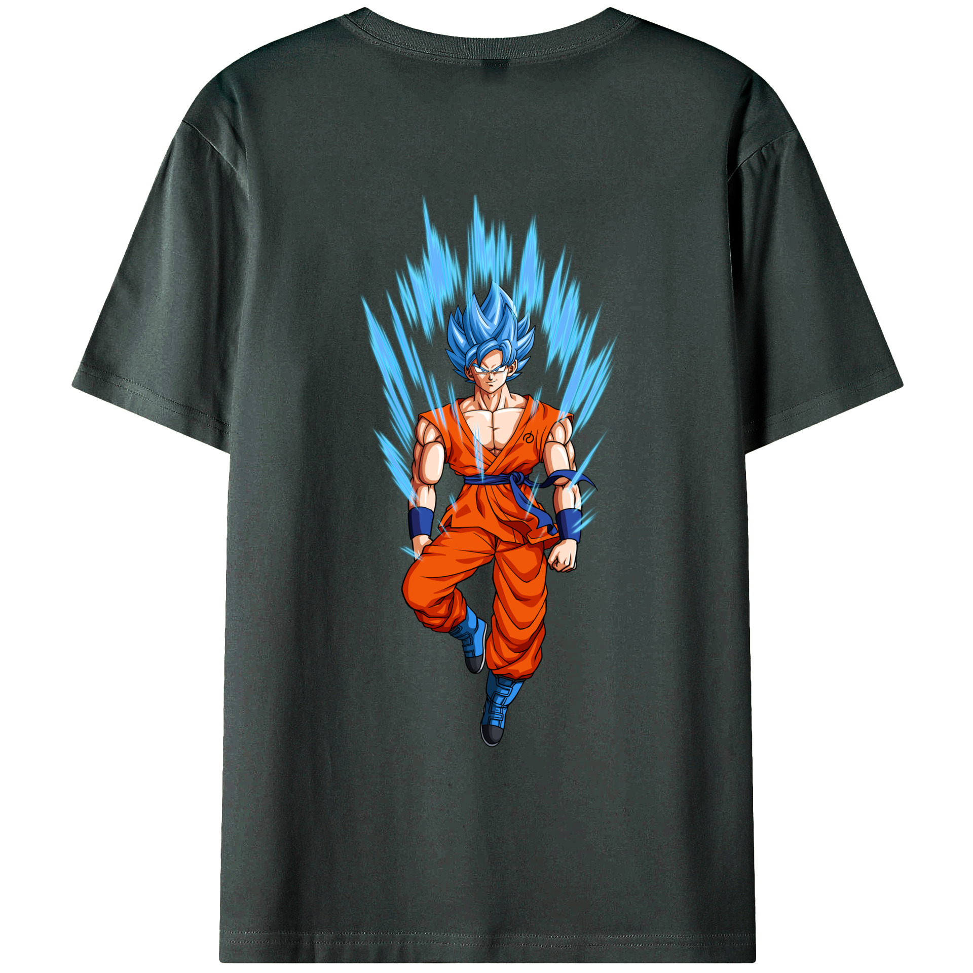 （画像用） ドラゴンボール 孫 悟飯（そんごはん）DRAGON BALL Son Gohan 綿100％ メンズ半袖Tシャツ（バックプリント） 通気性